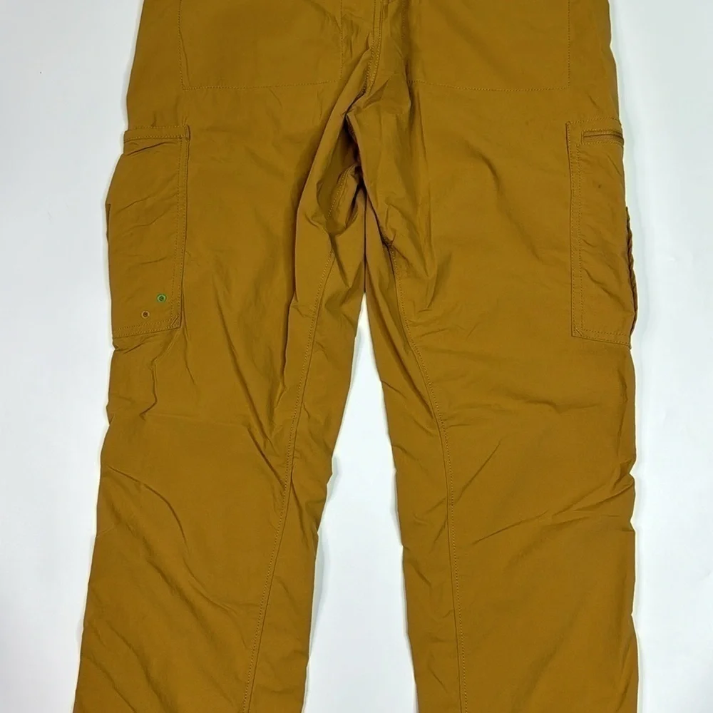Exofficio Amphi Mustard Yellow Hiking Adventure Pants Size 28x32